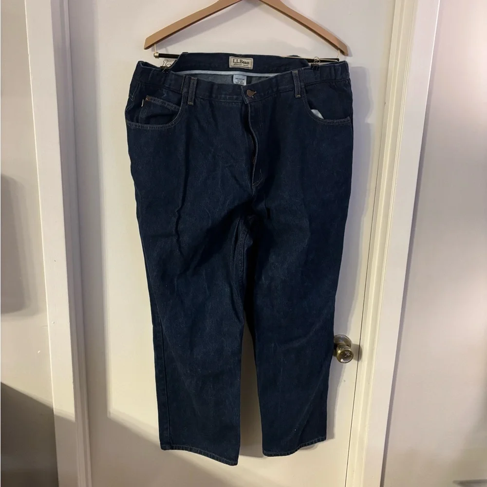 L.L. Bean Stretchy Waist Dad Jeans - Picture 2 of 2